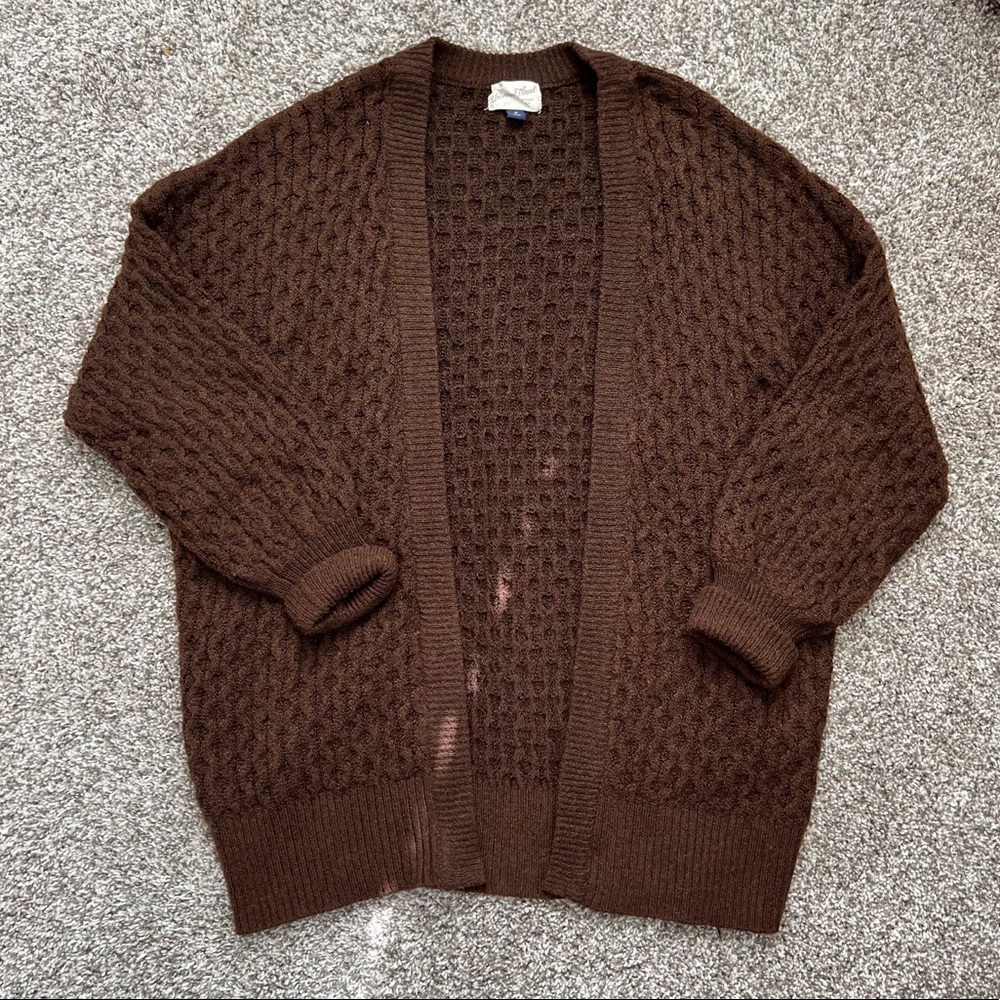 Target/Universal Thread Brown Knit Cardigan